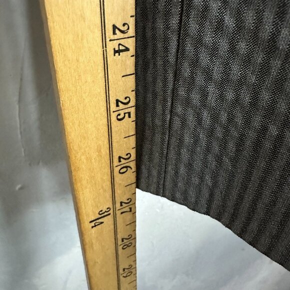 AKRIS Womens Suit Wool Silk Gray Blazer Pants 14 Career Comfort 2 Button Pull On - Picture 8 of 11